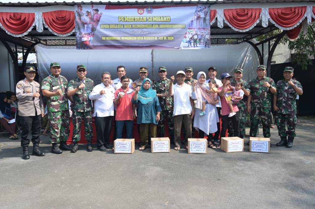 Laksanakan Wasev Brigjen TNI M. Jangkung Widiyanto, S.I.P., M.Tr. (Han) Sambangi TMMD Reguler Ke-120 Kodim&nbsp;0726/Sukoharjo