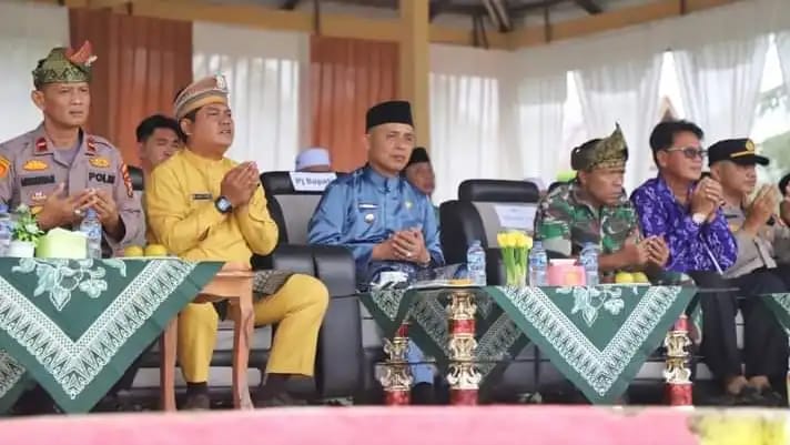 Pj Bupati Herman Hadiri Milad Perdana Kecamatan Batang Tuaka Ke 43.