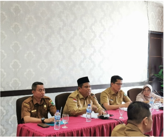 Bupati Suhatri Bur Pimpin Langsung Rapat Evaluasi Pelaksanaan Kegiatan APBD Tahun&nbsp;2024.