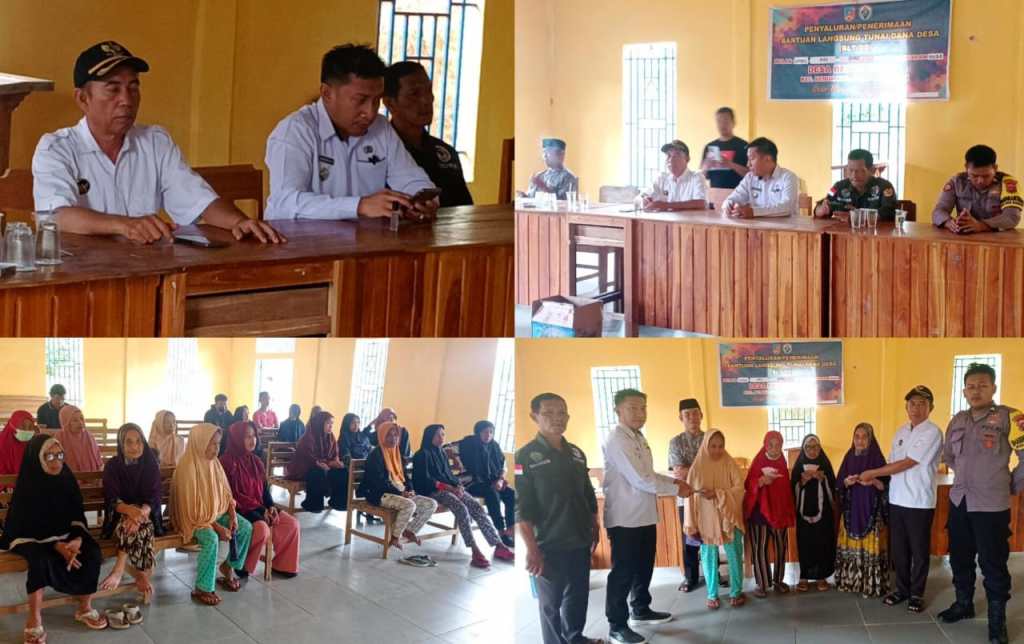 Pemerinrah Desa Benua Urama Konawe Selatan Menyalurkan BLT-DD Tahap II April – Mei Tahun&nbsp;2024